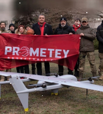 Дніпровський баскетбольний клуб передав військовим наймогутніший БПЛА H10 Poseidon II