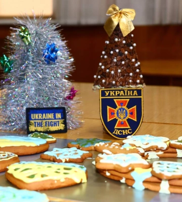 Житомирські рятувальниці зі своїми дітлахами розмалювали солодощі та відправили їх захисникам (ФОТО)