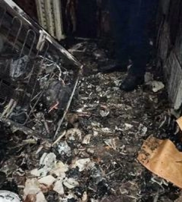 На Полтавщині під час пожежі загинув батько з сином