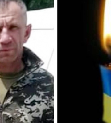 У Рожищі навколішки зустріли загиблого захисника Святослава Симінського. ФОТО