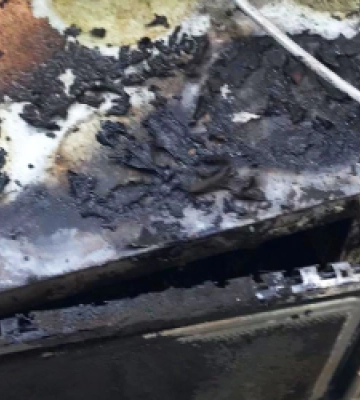 Через займання мікрохвильовки у Жовкві мало не згоріла квартира