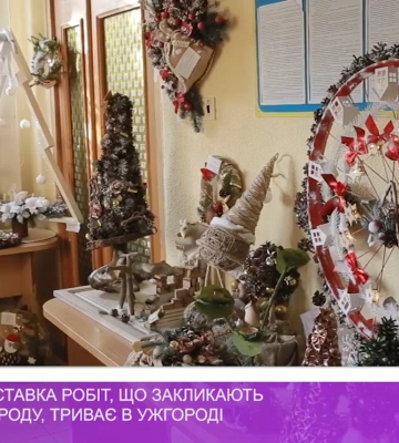 Різдвяна виставка робіт, що закликають берегти природу, триває в Ужгороді