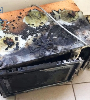 Через займання мікрохвильовки у Жовкві мало не згоріла квартира