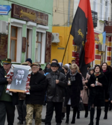 Бродівчани молитвою вшанували пам’ять головного провідника ОУН Степана Бандери (ФОТО)
