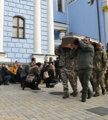 С воином и бывшим политзаключенным Геннадием Афанасьевым попрощались в Киеве. ВИДЕО+ФОТОрепортаж