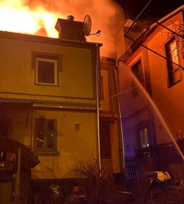 У Рівному горів двоповерховий житловий будинок