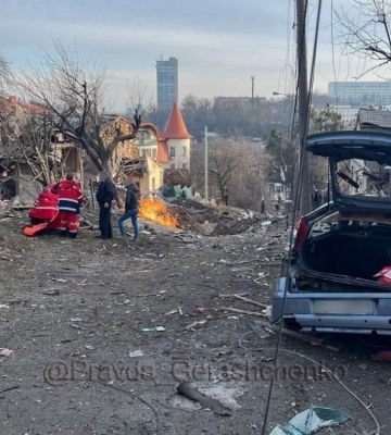 Наслідки обстрілу Протасового Яру у Києві показали у Зеленського