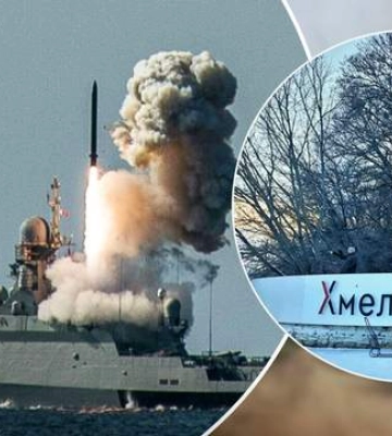 Звук ракети та вибух: у мережі опублікували моторошний момент прильоту по Хмельницькому