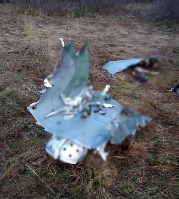 Уламки збитої російської ракети виявила поліція на Київщині