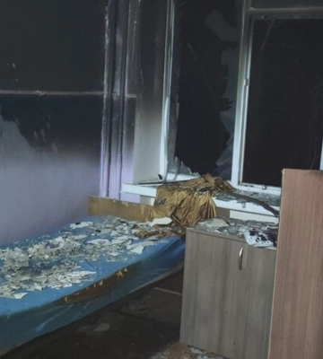 В новорічну ніч росіяни обстріляли херсонську лікарню