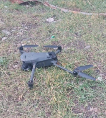 Збитий на Донеччині ворожий безпілотник показали прикордонники