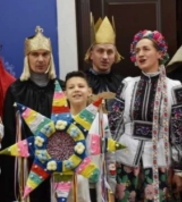 У Рівному медики організували різдвяний вертеп. ФОТО
