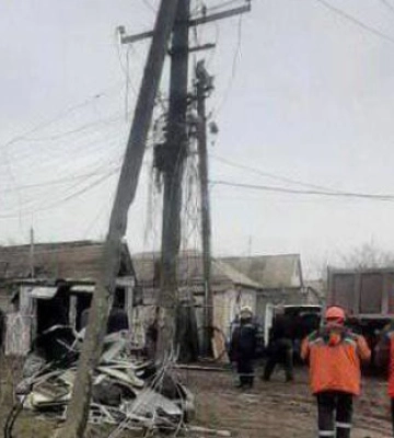 Енергетики дали світло приватному сектору Запоріжжя, якій учора обстріляла рф