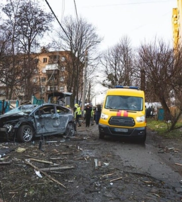 В больнице умер один из пострадавших от ракетного обстрела Киева 31 декабря