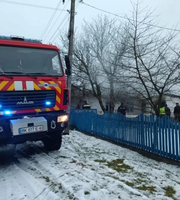 У Дубенському районі під час ліквідації пожежі виявили мертву пенсіонерку