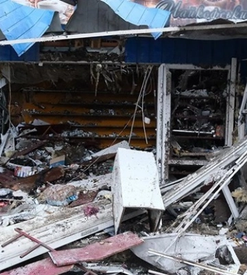 При обстреле Донбасса повреждены школа, жилые дома и ЛЭП - ОВА