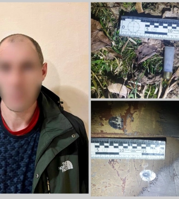 На Рахівщині поліція затримала зловмисника, який стріляв неподалік лісу у селищі Ясіня