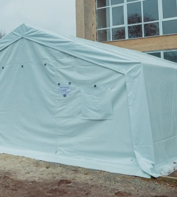 Громади Львівщини отримали намети для облаштування пунктів обігріву