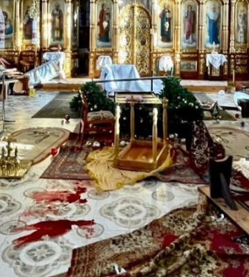 У Вінниці чоловік увірвався до храму і напав з ножем на священника