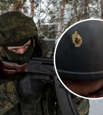«Народився в сорочці і касці»: військовий ЗСУ дивом врятувався від ворожої кулі (ВІДЕО 18+) «Народився в сорочці і касці»: військовий ЗСУ дивом врятувався від ворожої кулі (ВІДЕО 18+)