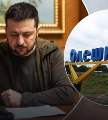 Зеленський утворив Олешківську військову адміністрацію