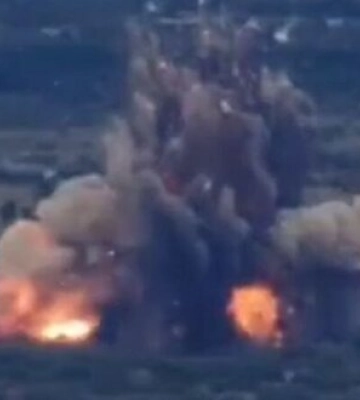 Склад российских боеприпасов взорвался на Луганщине – ОГА