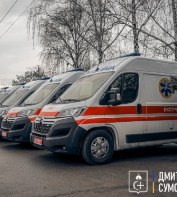 Сумщина отримала ще 9 реанімобілів