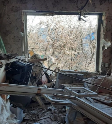 Окупанти обстріляли житловий квартал Курахова: одна людина загинула