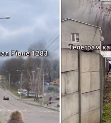 У Рівному – масштабна пожежа на Північному (ВІДЕО)