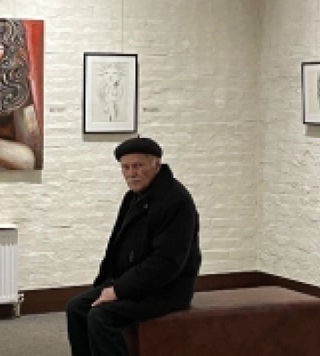 «Він постійно хотів зазирнути за горизонт»: у Луцьку відкрили виставку робіт Георгія Хаджиоглова. ФОТО