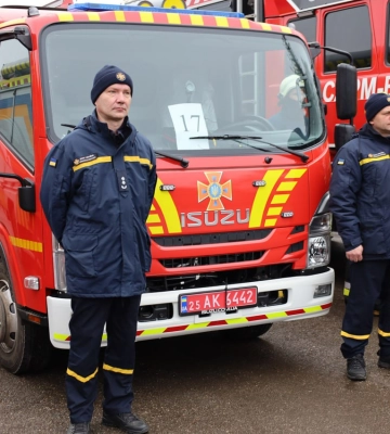 Рятувальники Харківщини отримали сучасну пожежно-рятувальну техніку 