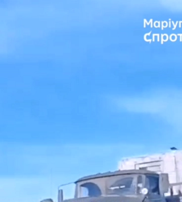 Загарбники перевозять до Бердянська конструкції для фортифікаційних укріплень
