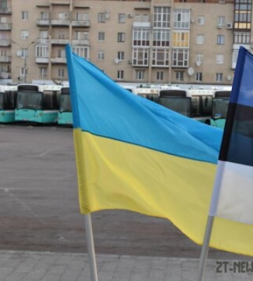 Житомир отримав 14 автобусів з Таллінна