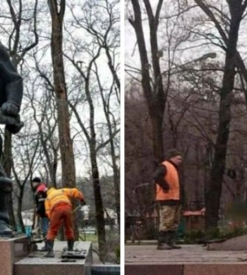 У Дніпрі розпочали демонтувати пам’ятник Валерію Чкалову. Є перелік, за &quot;кого&quot; візьмуться далі