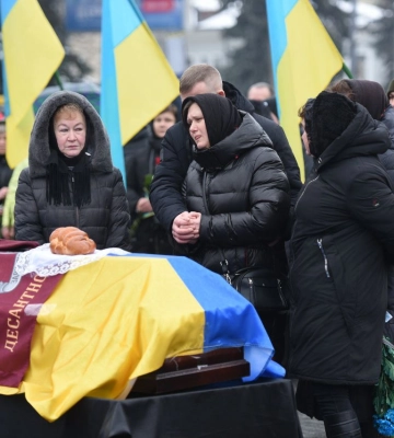 Рівняни провели в останню дорогу одразу двох Героїв (ФОТО)