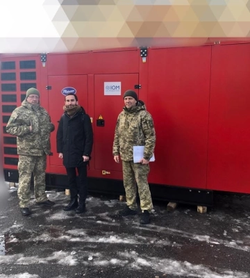 Українські прикордонники отримали потужний генератор від міжнародних партнерів