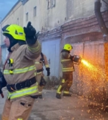 У Рівному горів приватний гараж