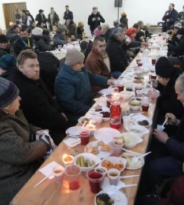 У львівському Центрі обліку для бездомних організують різдвяну вечерю