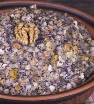 Рецепт рождественского кутьи с черносливом и изюмом
