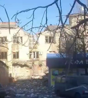 У Василівці воїни ЗСУ вдарили по окупаційній комендатурі - відео
