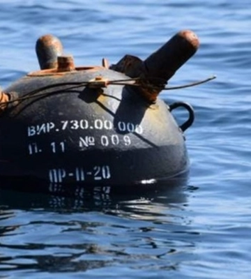 На Одещині знешкодили морську міну, що плавала біля пляжу
