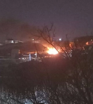 В Криму на мисі Фіолент пролунали вибухи та почалась пожежа