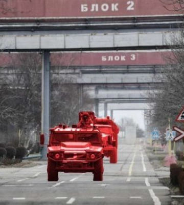 На захопленій Запорізькій АЕС окупанти спалюють тіла загиблих солдатів рф