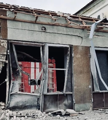 Армія РФ завдала удару по пожежній частині в Херсоні