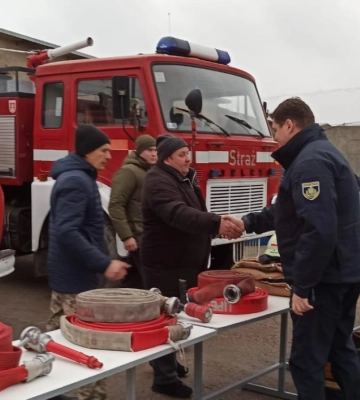 У Чорнобаївці на Херсонщині відкрито місцеву пожежну команду
