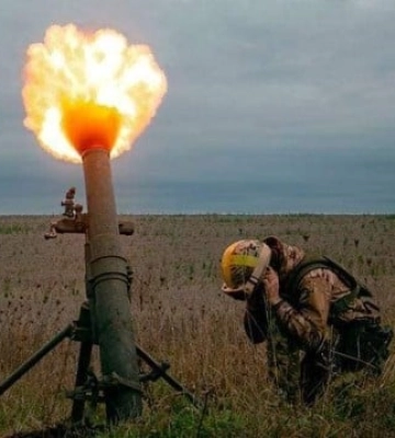 Карта боевых действий в Украине 6 января