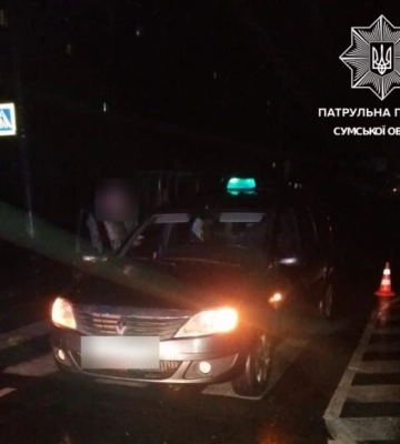 У Сумах на переході збили пішохода