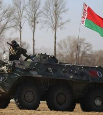 У Білорусь неподалік кордону з Волинню перекинули чергову партію техніки з Росії