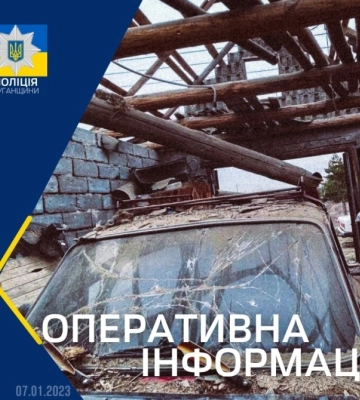 Поліція Луганщини опрацювала 83  повідомлення за добу
