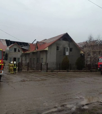У молитовному будинку, в якому сталася масштабна пожежа, знаходився волонтерський штаб